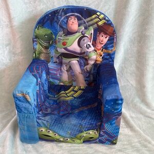 Toy Story Toddler Chair Buzz Lightyear Marshmellow 2011 Chair Woody Dino 18" Tal